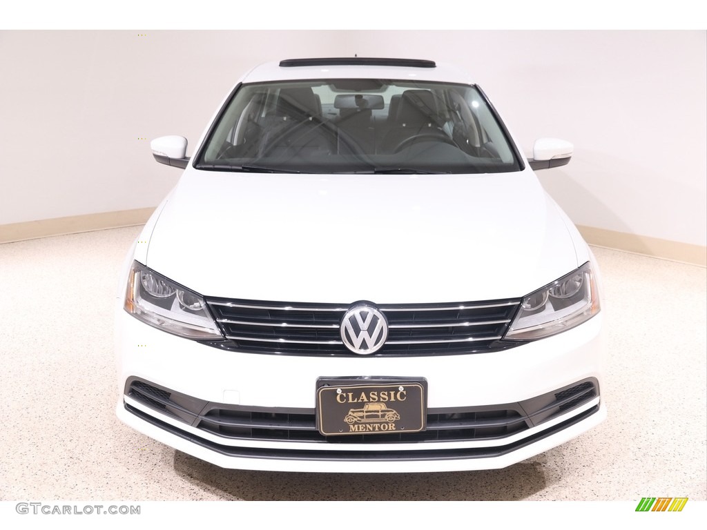 2017 Jetta SE - Pure White / Titan Black photo #2