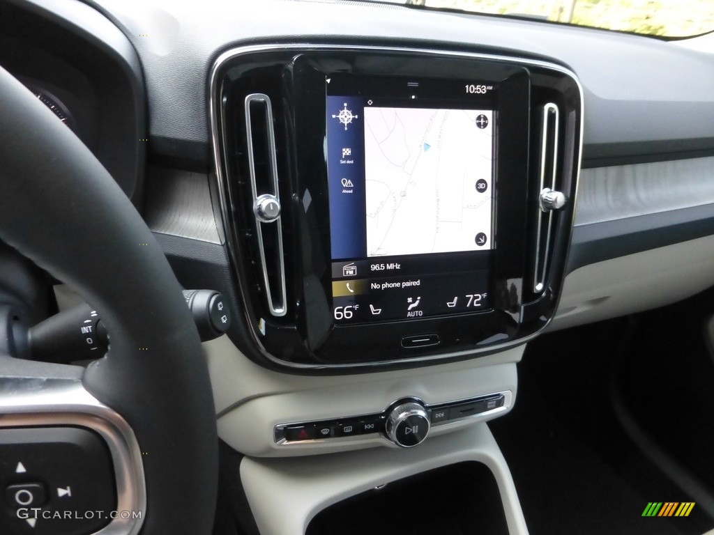 2021 XC40 T5 Inscription AWD - Pebble Grey Metallic / Blond/Charcoal photo #14