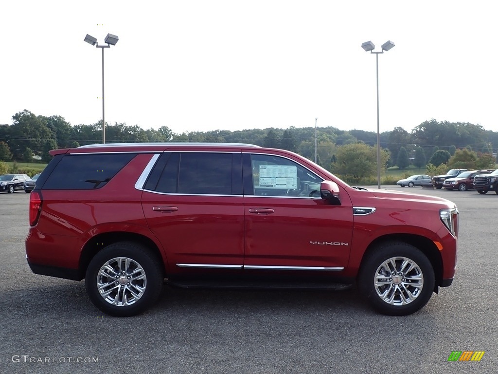 2021 Yukon SLT 4WD - Cayenne Red Tintcoat / Jet Black photo #4