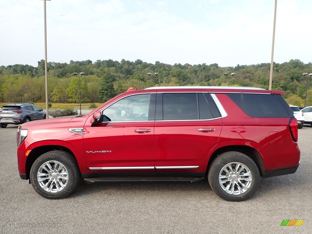 Cayenne Red Tintcoat 2021 GMC Yukon SLT 4WD Exterior Photo #139666069