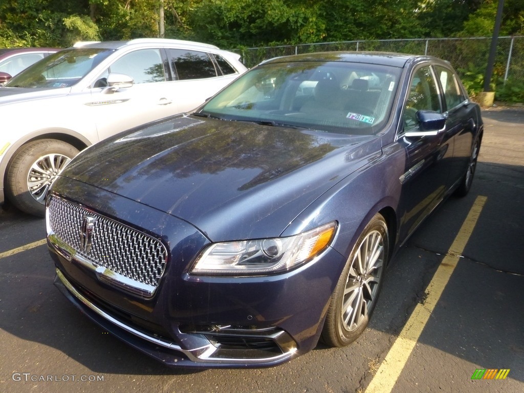 2017 Continental Select AWD - Midnight Sapphire Blue / Cappuccino photo #1