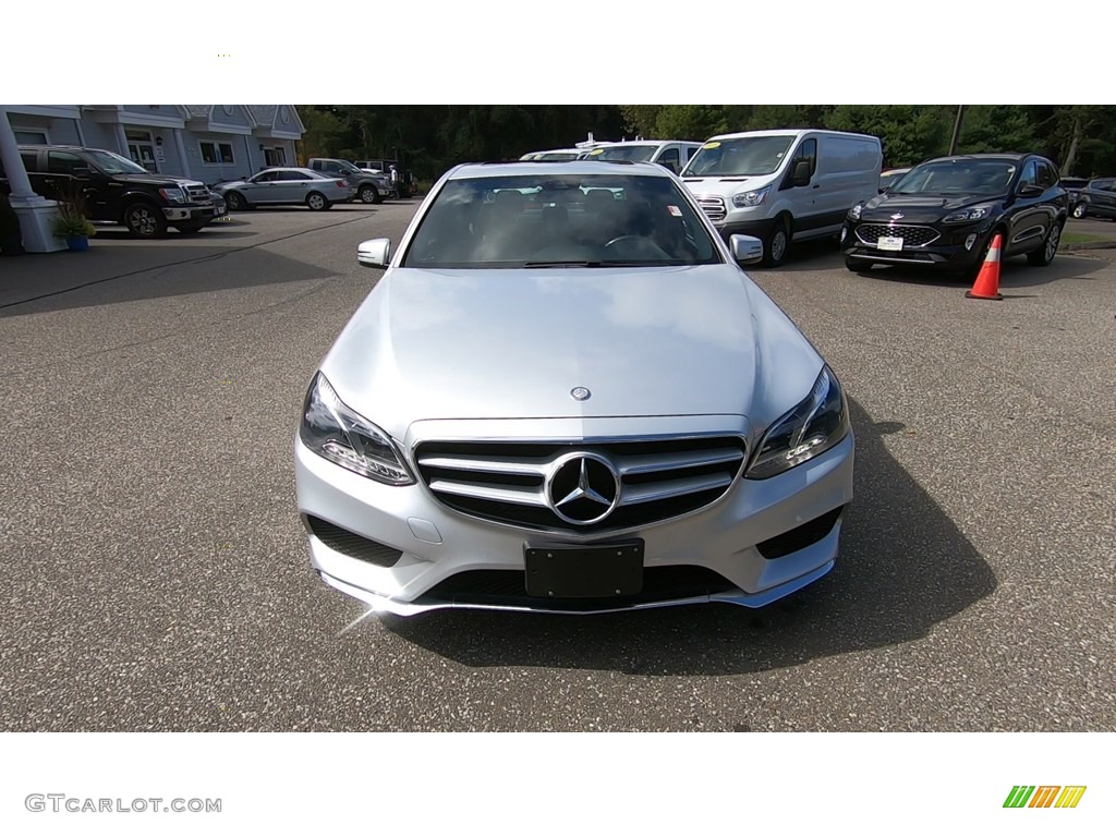 2014 E 350 4Matic Sedan - Iridium Silver Metallic / Black photo #2