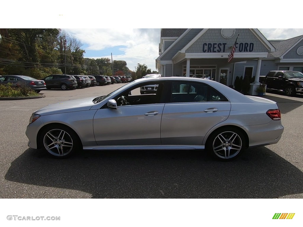 2014 E 350 4Matic Sedan - Iridium Silver Metallic / Black photo #4
