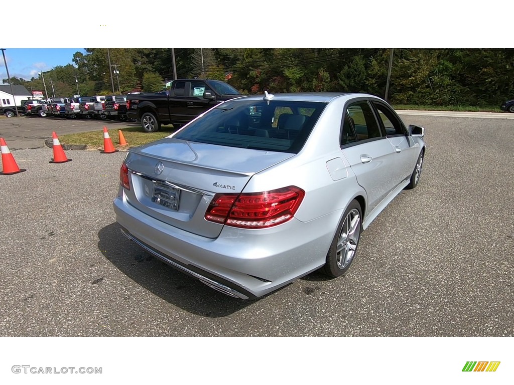 2014 E 350 4Matic Sedan - Iridium Silver Metallic / Black photo #7