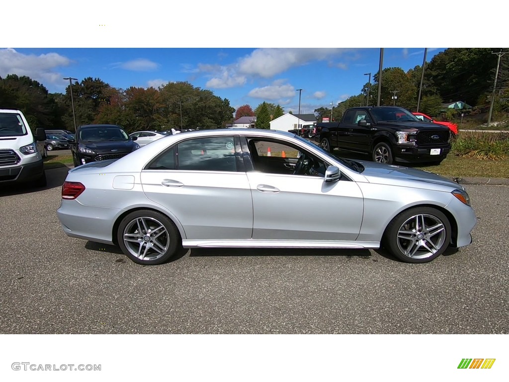 2014 E 350 4Matic Sedan - Iridium Silver Metallic / Black photo #8