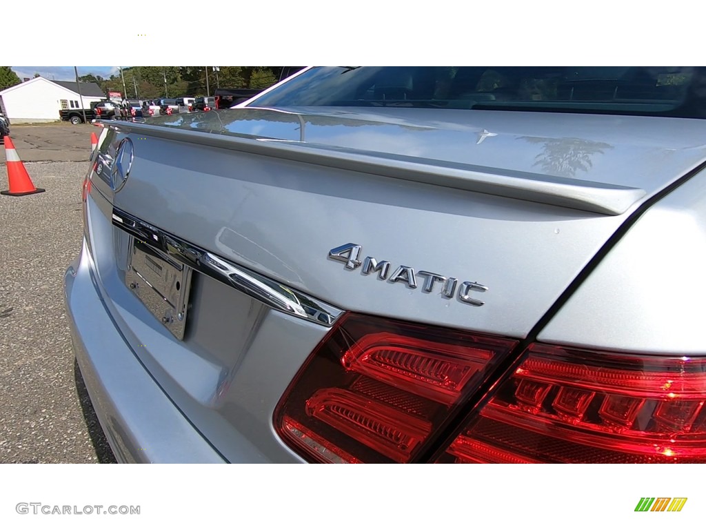 2014 E 350 4Matic Sedan - Iridium Silver Metallic / Black photo #9