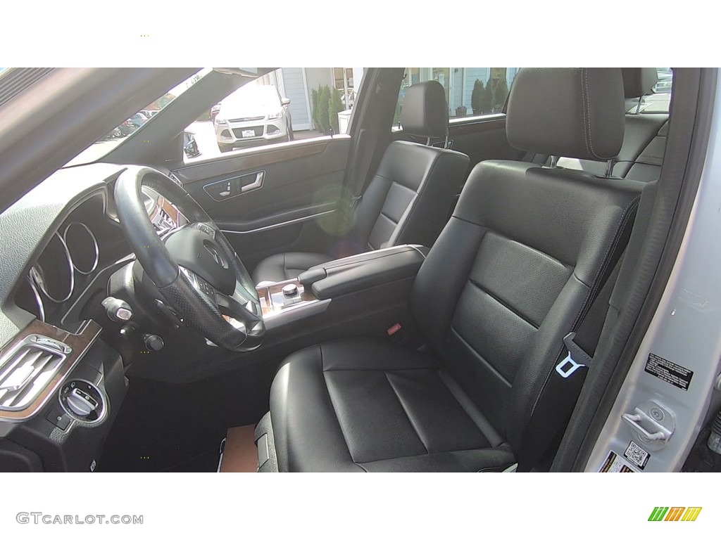 2014 E 350 4Matic Sedan - Iridium Silver Metallic / Black photo #12