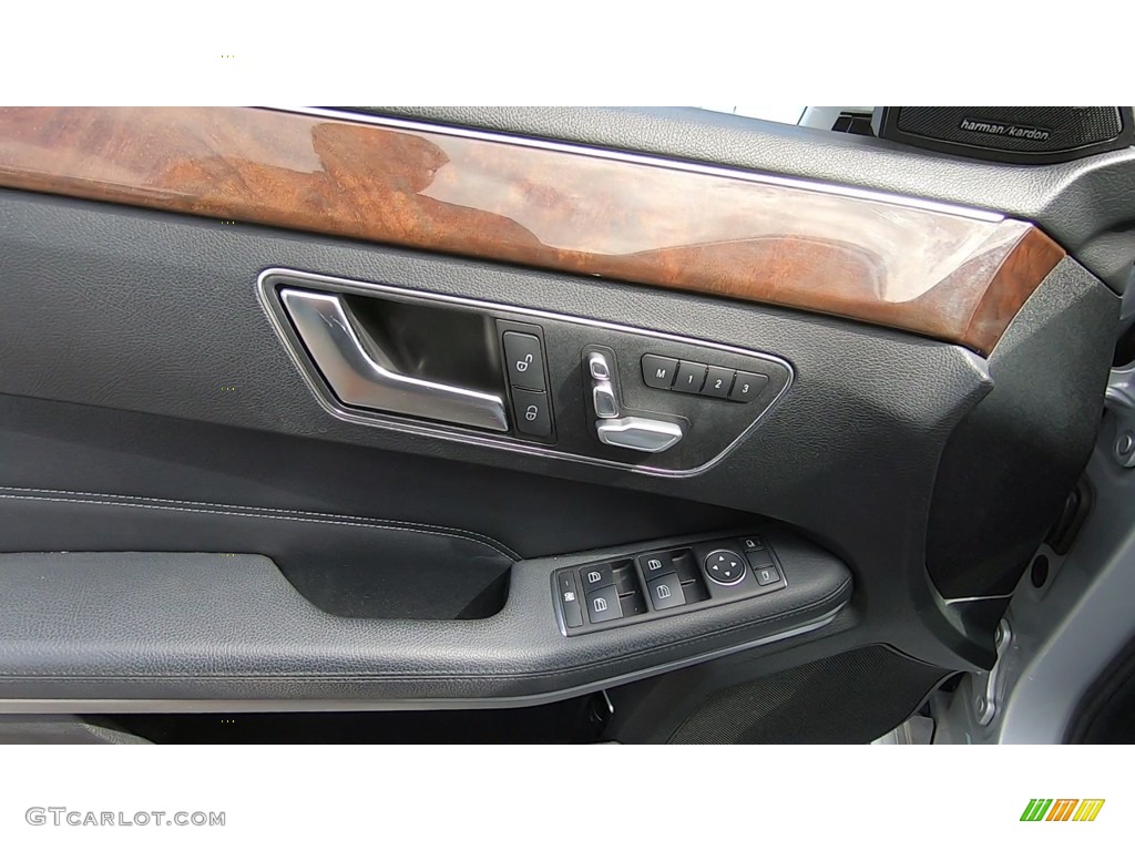 2014 E 350 4Matic Sedan - Iridium Silver Metallic / Black photo #13
