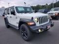 2021 Bright White Jeep Wrangler Unlimited Sport 4x4  photo #1