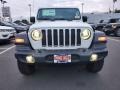 2021 Bright White Jeep Wrangler Unlimited Sport 4x4  photo #3