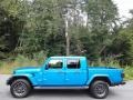 2021 Hydro Blue Pearl Jeep Gladiator Overland 4x4  photo #1