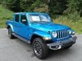 2021 Hydro Blue Pearl Jeep Gladiator Overland 4x4  photo #4