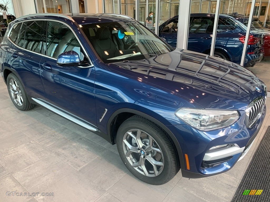 2021 X3 xDrive30i - Phytonic Blue Metallic / Black photo #1