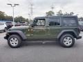 2021 Sarge Green Jeep Wrangler Unlimited Sport 4x4  photo #3