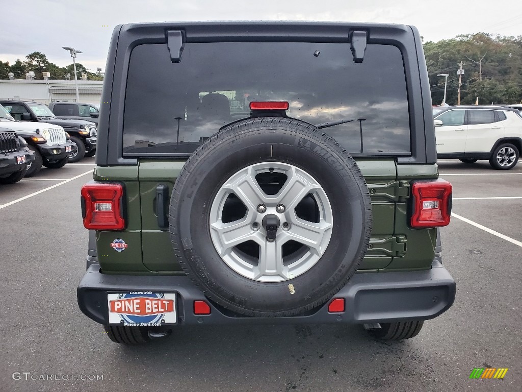 2021 Wrangler Unlimited Sport 4x4 - Sarge Green / Black photo #5