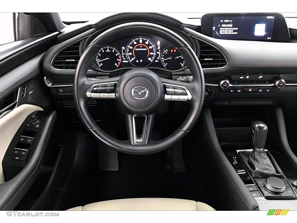 2019 Mazda MAZDA3 Hatchback Preferred White Dashboard Photo #139669629