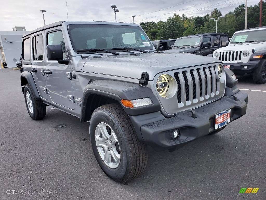 2021 Wrangler Unlimited Sport 4x4 - Billet Silver Metallic / Black photo #1