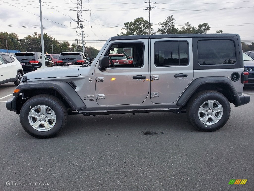 2021 Wrangler Unlimited Sport 4x4 - Billet Silver Metallic / Black photo #3
