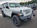 2021 Bright White Jeep Wrangler Unlimited Sport 4x4  photo #1