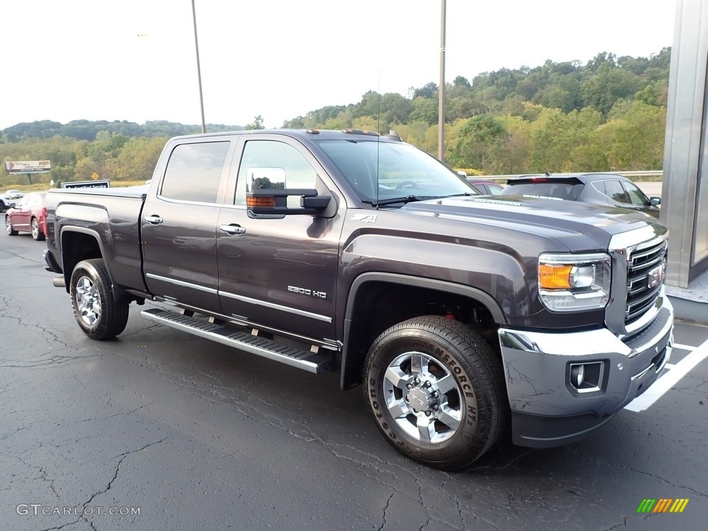 Iridium Metallic 2016 GMC Sierra 2500HD SLT Crew Cab 4x4 Exterior Photo #139670217