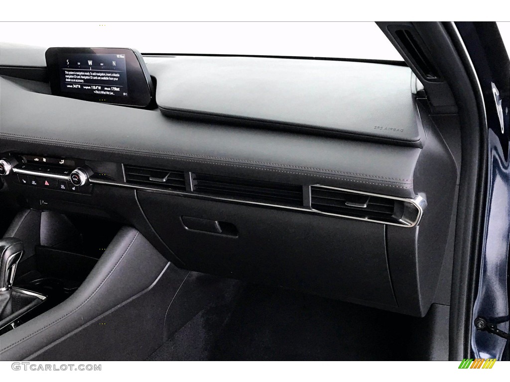 2019 MAZDA3 Hatchback Preferred - Deep Crystal Blue Mica / White photo #28