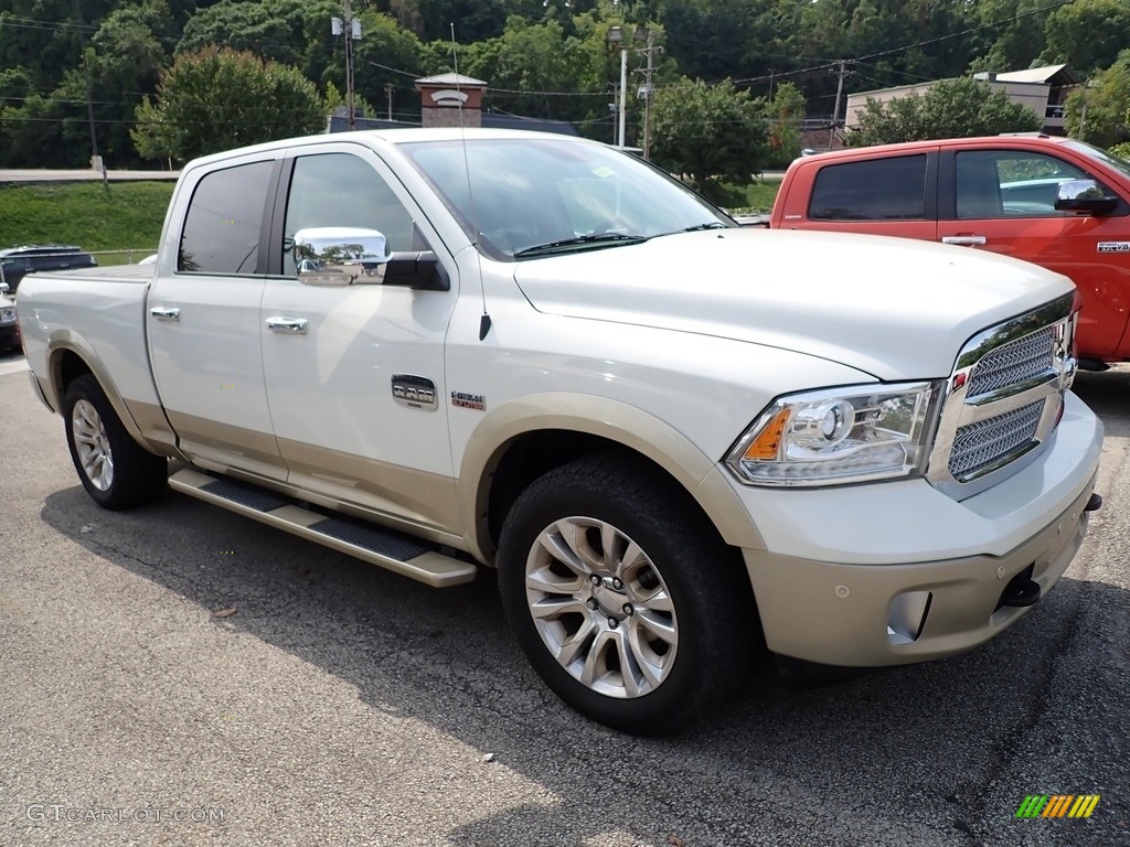 Bright White 2016 Ram 1500 Laramie Longhorn Crew Cab 4x4 Exterior Photo #139671138