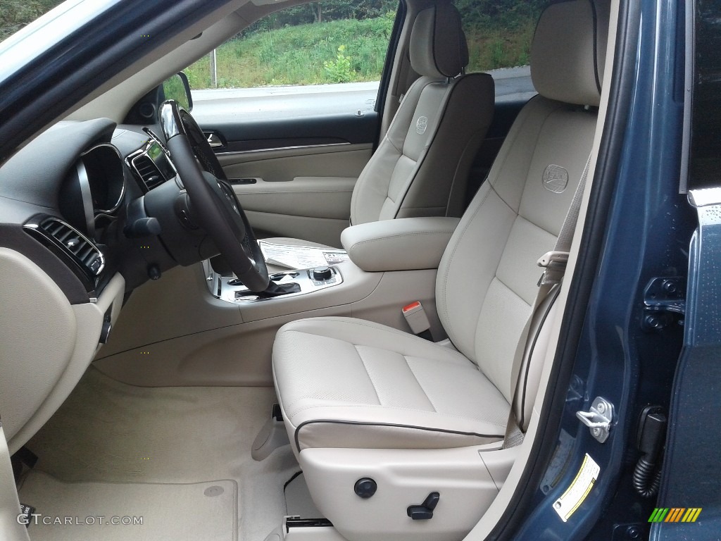 Light Frost/Brown Interior 2020 Jeep Grand Cherokee Overland 4x4 Photo #139671462