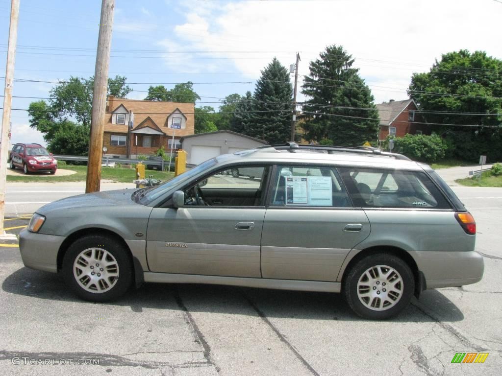 2003 Outback L.L. Bean Edition Wagon - Seamist Green Pearl / Beige photo #7