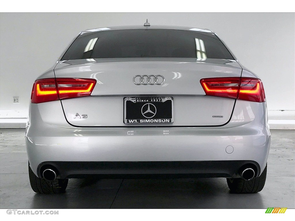 2015 A6 2.0T Premium quattro Sedan - Ice Silver Metallic / Black photo #3