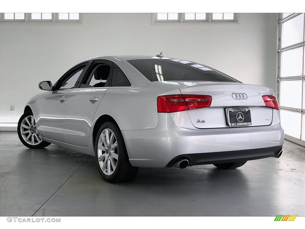 2015 A6 2.0T Premium quattro Sedan - Ice Silver Metallic / Black photo #10