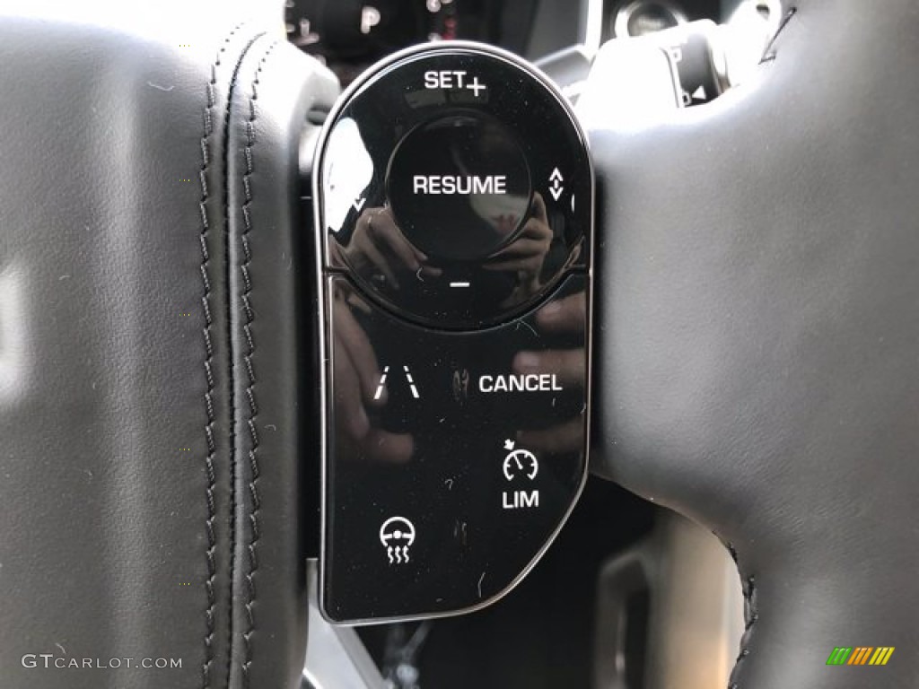 2020 Land Rover Range Rover Autobiography Ebony Steering Wheel Photo #139672113