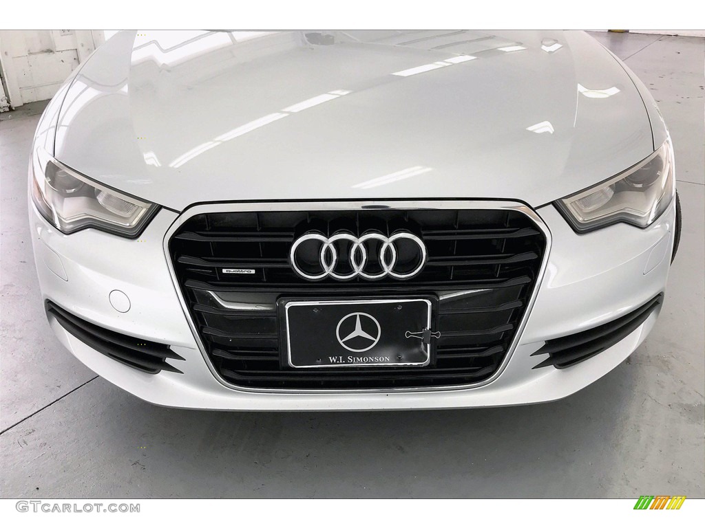 2015 A6 2.0T Premium quattro Sedan - Ice Silver Metallic / Black photo #32