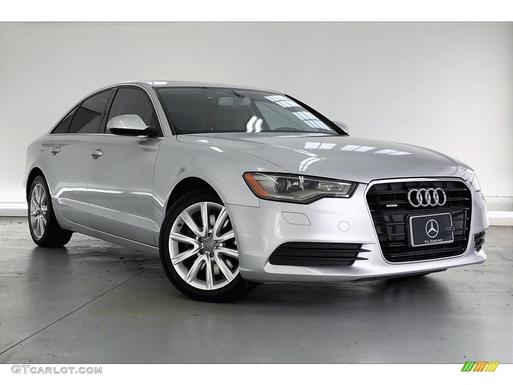 2015 A6 2.0T Premium quattro Sedan - Ice Silver Metallic / Black photo #33