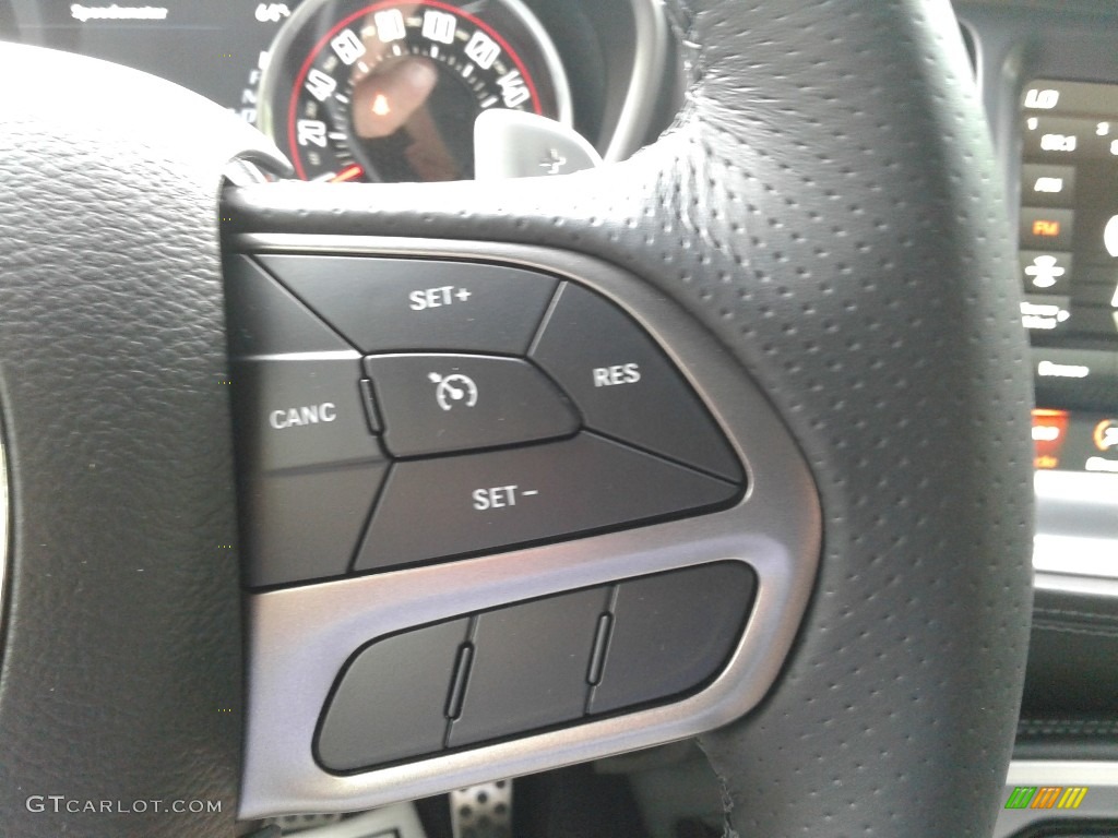 2020 Dodge Challenger R/T Scat Pack Widebody Black Steering Wheel Photo #139672962