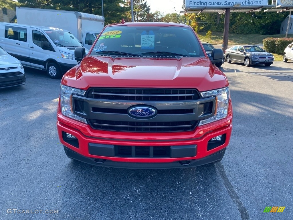 2018 F150 XLT SuperCrew 4x4 - Race Red / Black photo #3