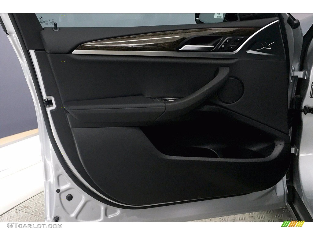 2021 BMW X3 sDrive30i Black Door Panel Photo #139674147