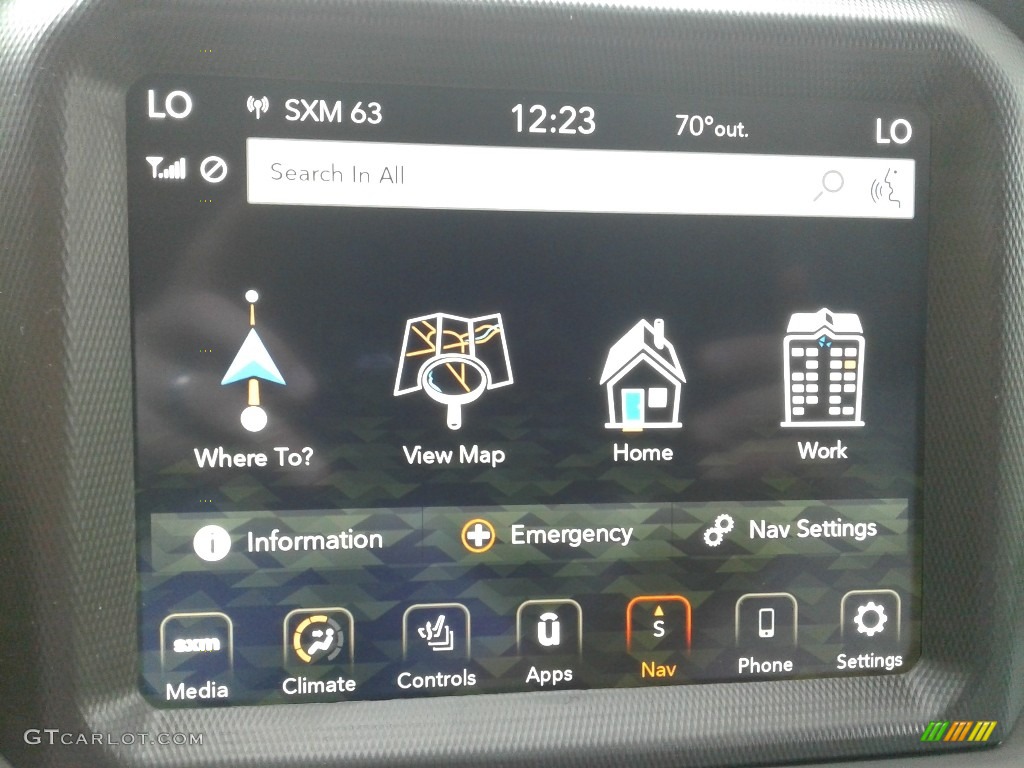 2021 Jeep Gladiator Mojave 4x4 Controls Photo #139674420