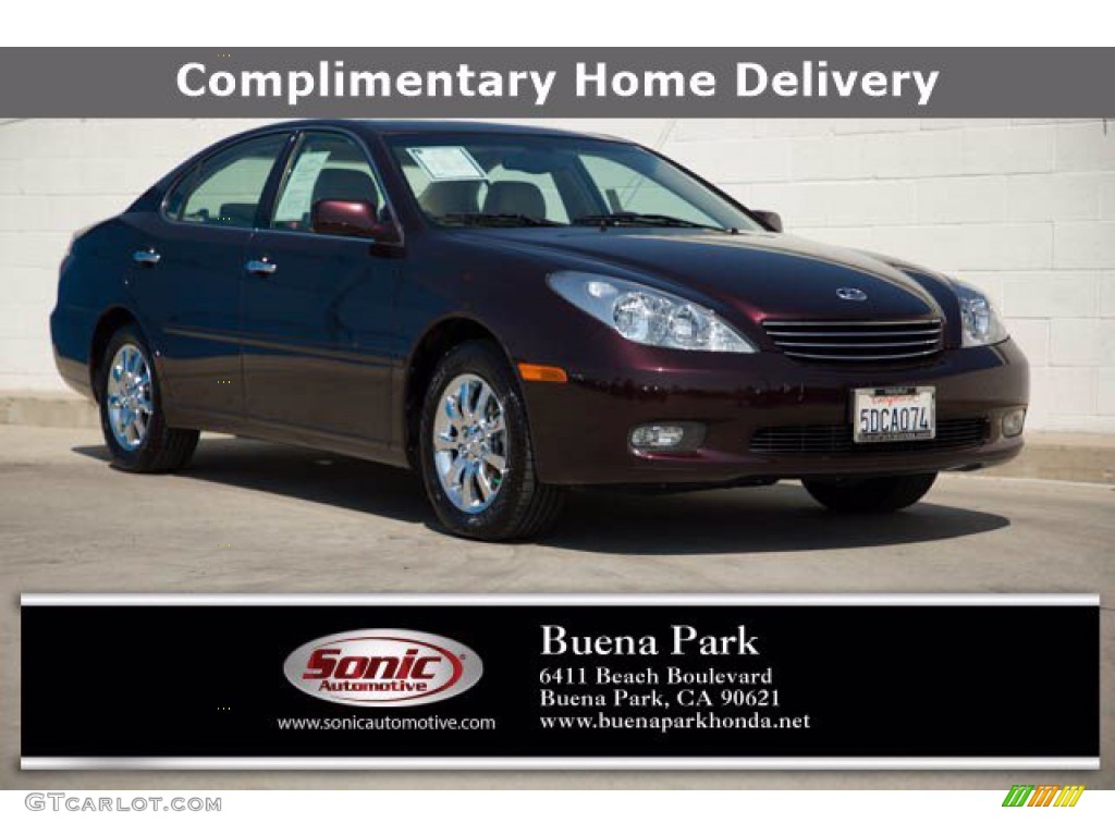 2003 ES 300 - Black Garnet Pearl / Ivory photo #1
