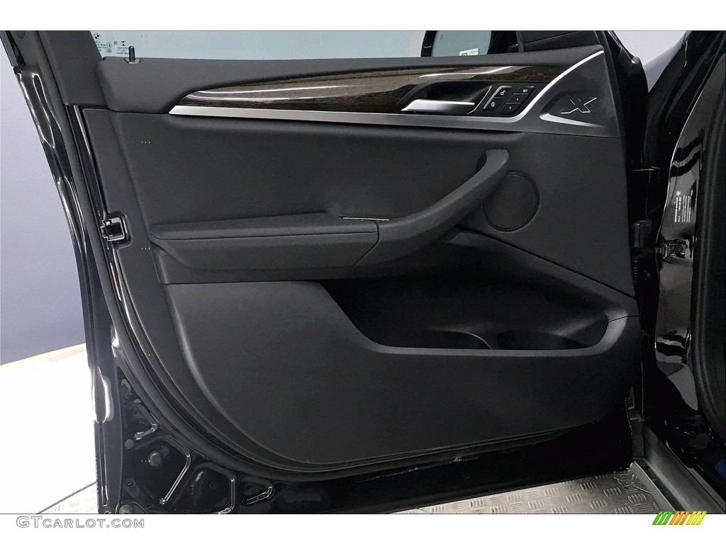 2021 BMW X3 sDrive30i Black Door Panel Photo #139674870