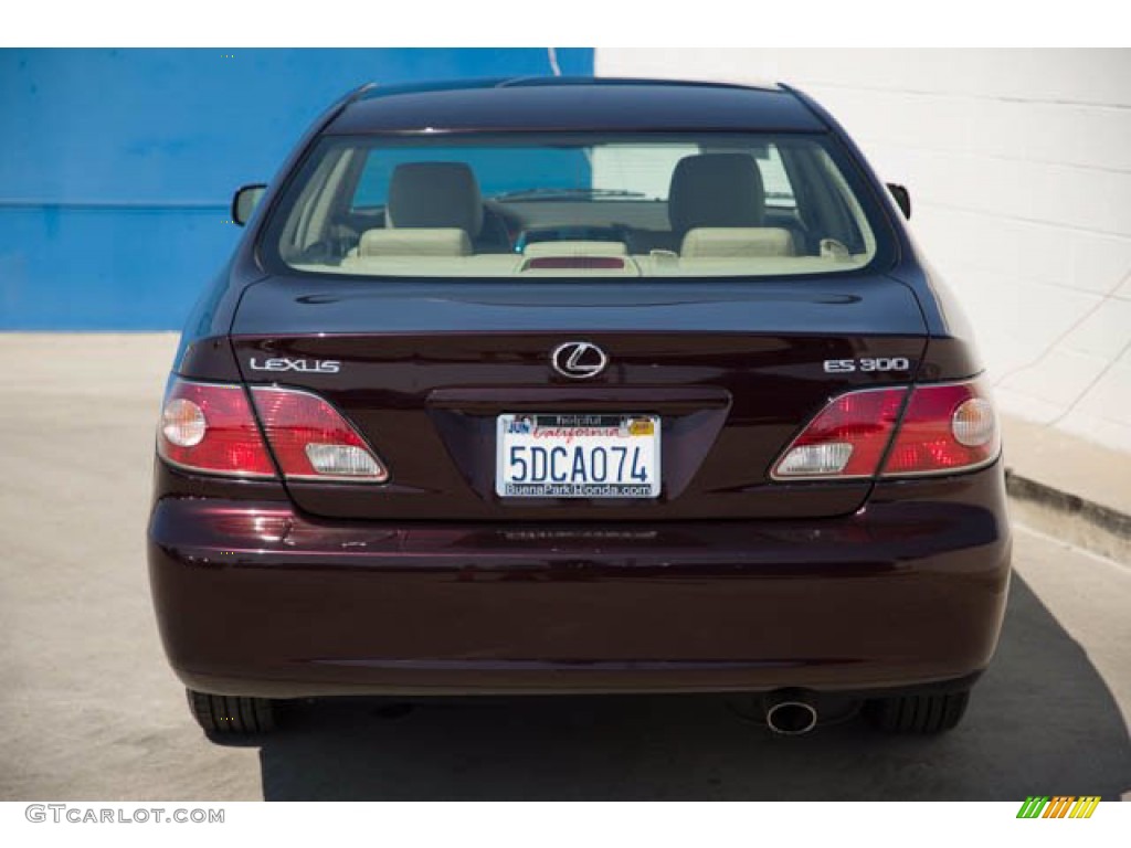 2003 ES 300 - Black Garnet Pearl / Ivory photo #9