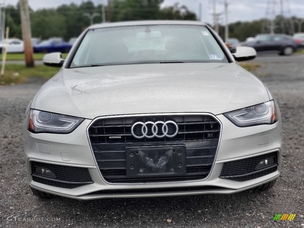 2014 A4 2.0T quattro Sedan - Ice Silver Metallic / Black photo #2