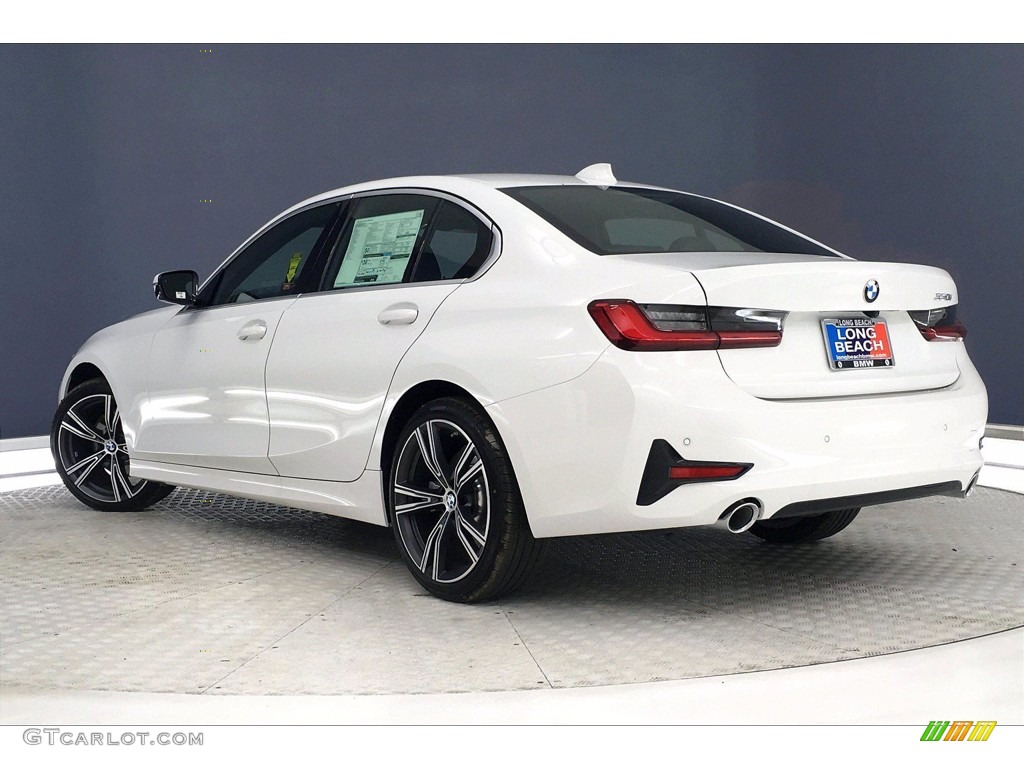 2021 3 Series 330i Sedan - Alpine White / Black photo #3