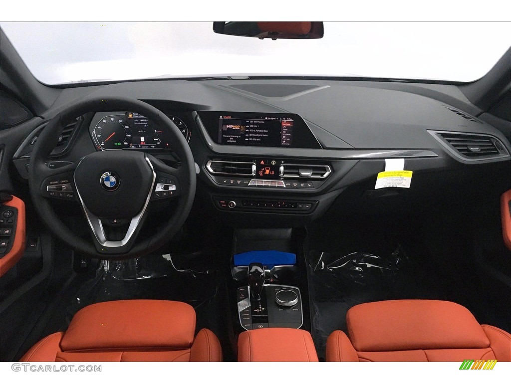 2021 BMW 2 Series 228i xDrive Grand Coupe Magma Red Dashboard Photo #139675620