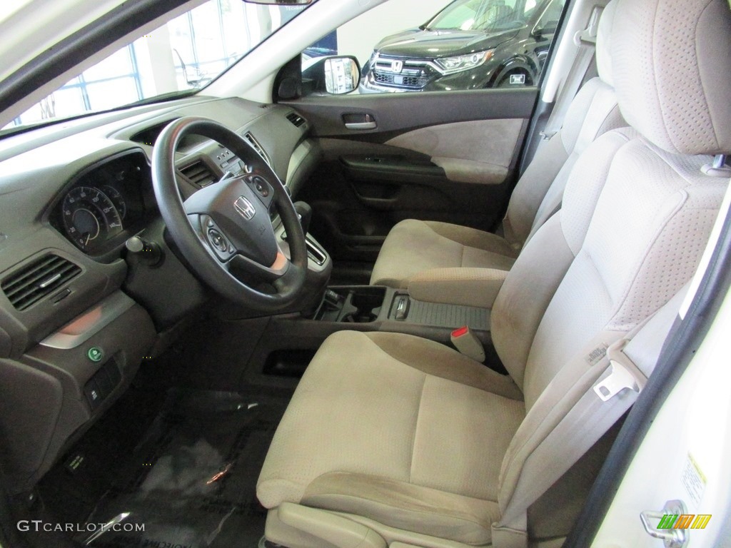 2012 CR-V EX 4WD - White Diamond Pearl / Beige photo #29