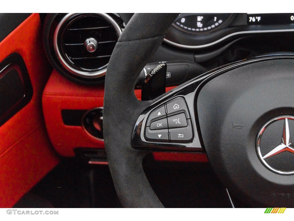 2018 Mercedes-Benz AMG GT C Roadster Red Pepper/Black Steering Wheel Photo #139675914