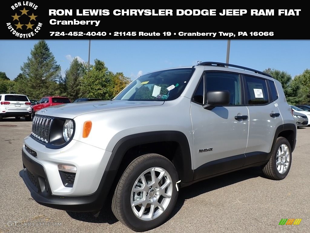 2020 Renegade Sport 4x4 - Glacier Metallic / Black photo #1