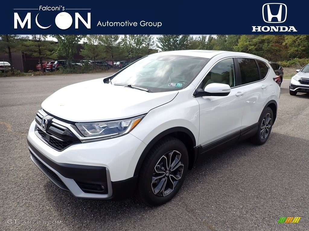 2020 CR-V EX AWD - Platinum White Pearl / Ivory photo #1