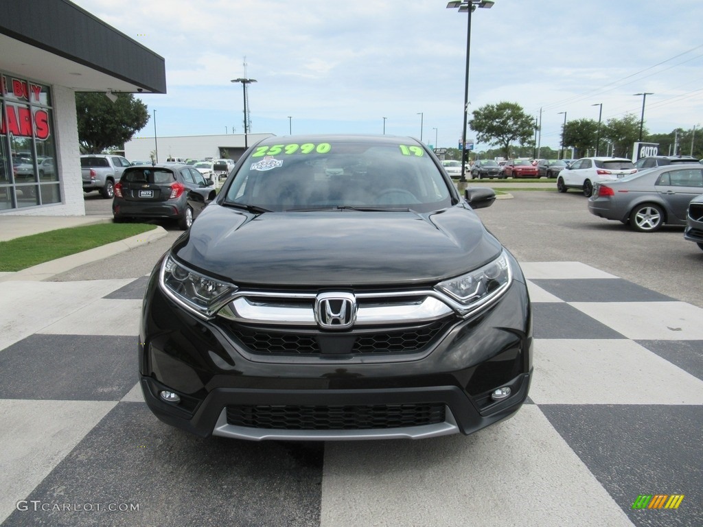 2019 CR-V EX - Dark Olive Metallic / Black photo #2