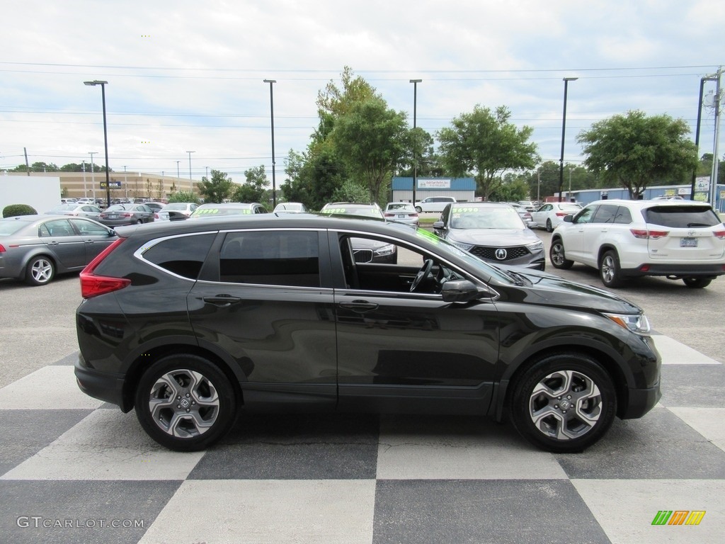 2019 CR-V EX - Dark Olive Metallic / Black photo #3