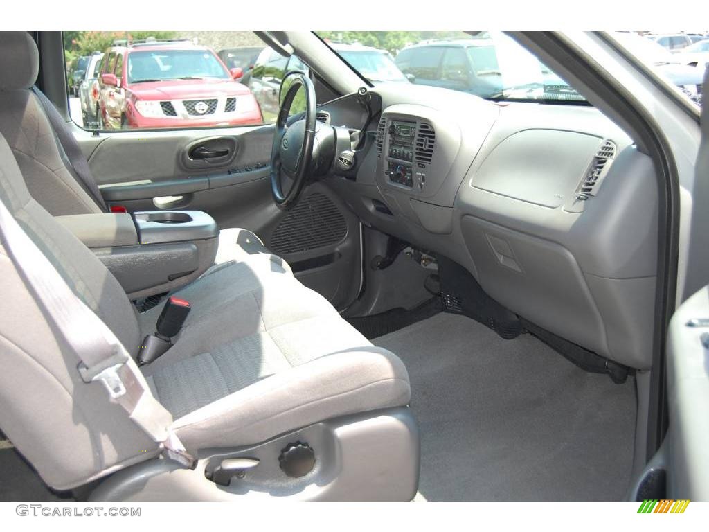 2003 F150 XLT Sport SuperCab - Silver Metallic / Medium Graphite Grey photo #11